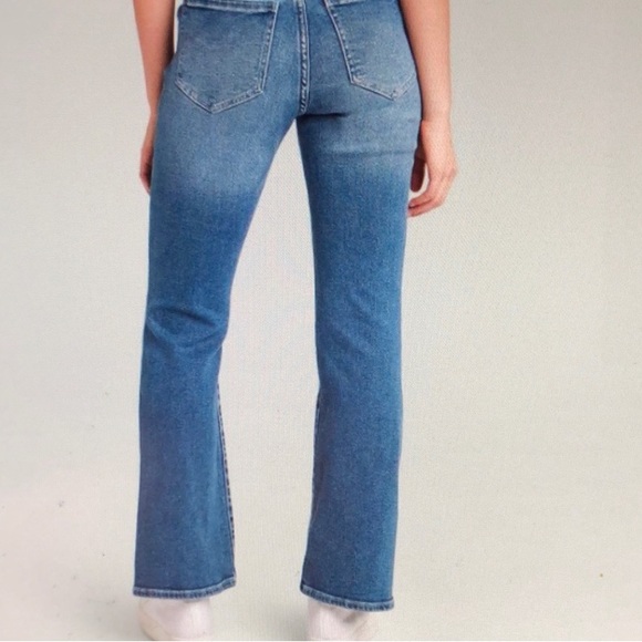 Women's Low-Rise Distressed Bootcut Jeans - Wild Fable™ Dark Wash - Picture 3 of 5